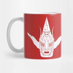 Jushin Liger Mask (white) Mug